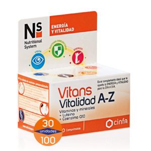 NS | Vitans Vitalidad A-Z - Comprimidos (Varios Tamaños)