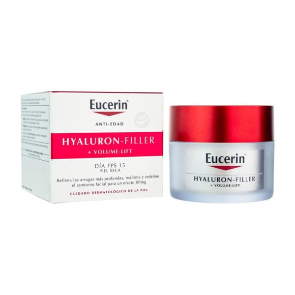 Eucerin | Hyaluron-Filler + Volume-Lift Crema Dia SPF15 (Anti-Edad Piel Seca) - 50ml