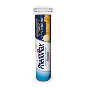 Phenomax | Defense Vitamina C+ Zinc + Propoleo - 20 Comprimidos Efervescentes