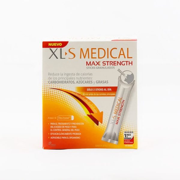 XLS Medical | Max Strength (Boqueador de Hidratos, Azúcares, Grasas) - 60 Sticks de 2g